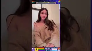 Male to Female Transgender Girl - ♡ Yuna B 🏳️ ⚧️🏳️🌈 #viralvideo #shorts #tg #transgender #model