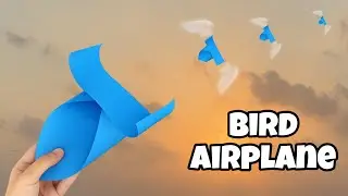 How to Make a Flying Paper Bird ✈️ Easy Origami Bird Craft | DIY Paper Toy, Crane & Parrot Tutorial