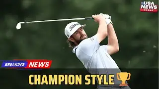 Cameron Young&rsquo;s 1st PGA Tour Win in Style | Wyndham 2025 + Peter Millar Look 🔥 । USA NEWS TODAY