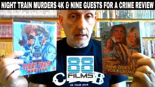 88 Films 4k Nighttrain Murders & Nine Guests for a Crime Reviews.