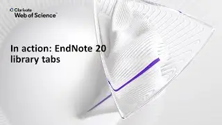 In action: EndNote 20 (Windows) library tabs