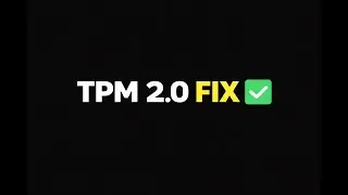 TPM 2.0 Error Fix (2026) | Enable fTPM / PTT | Windows 11 & New Games