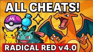 All Working Cheat Codes for Pokémon Radical Red v4.0 (2025 Guide)