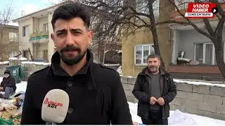 Erzincan Salı Pazarı’nda kış fırtınası