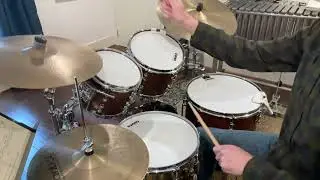 Grade 1 Exercise no. 2 by Dave Odart, from Trinity College London Drum Kit Examination Book