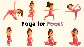 Yoga for Focus | 5-Minute Kids Yoga Routine | Improve Concentration & Calm
