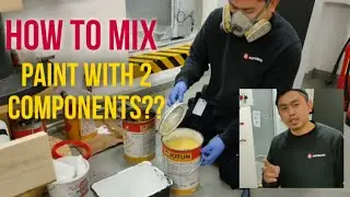 HOW TO MIX A PAINT WITH TWO COMPONENTS?? #MFDVlog #PAINT #MIX #MIX #JOTUN #SEAFARER #DECKHAND