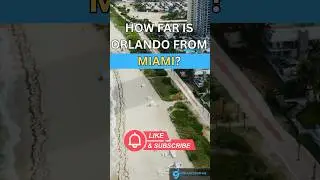 How Far is Orlando From Miami? 🚗✈️🚄 (Drive, Flight & Train Times!) #viralvideo #travel  #miami
