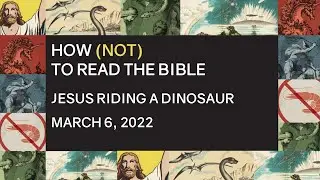 Jesus Riding A Dinosaur