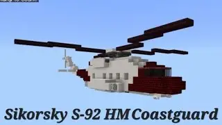 Sikorsky S-92 HM Coastguard minecraft tutorial