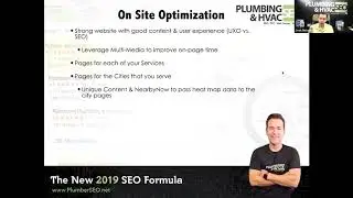 SEO in 2019: On Site Optimization for Plumbing & HVAC