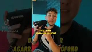 🎤Aprende agarrar un microfono si quieres cantar en vivo! 🎤 