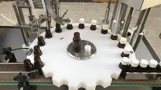 Tested well automatic 50ml syrup filling and capping machine