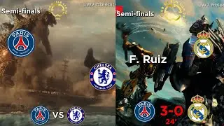 PSG vs Chelsea | PSG 4-0 Real Madrid | Fifa Club World cup Final and Semi-finals