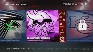 Madden NFL 17 | MUT December Gauntlet Passing Challenge #10 | 60+ Pass Yards (First 2 Plays)