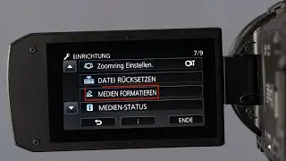 Speicherkarte im Camcorder formatieren | Panasonic Support