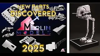 Merlin Models new greeblies for the AT-ST Walker from Star Wars,  Episode V,  Empire Strikes Back.