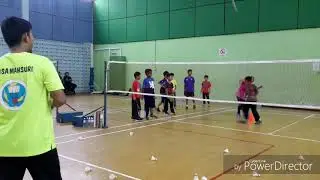 Kem Bakat Badminton KBS WPKL: Shuttle drill - Cross Court  Smash