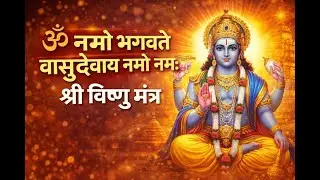 ॐ नमो भगवते वासुदेवाय नमो नमः | श्री विष्णु मंत्र #narayan #bhajan #krishan #devotionalsong #viral