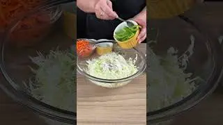 Salada de repolho, simples r&aacute;pido e sem complica&ccedil;&atilde;o.