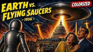 Earth vs. The Flying Saucers (1956) | Hugh Marlowe | Sci-Fi | Full Film | English