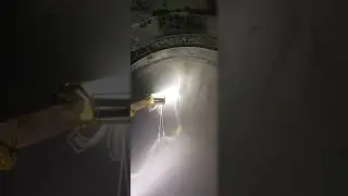 Working video of robotic arm wet shotcrete vehicle