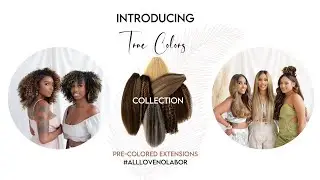 True Colors Official Launch  -  Pre-Colored Hair Extensions - True and Pure Texture