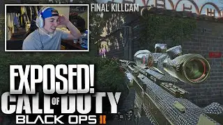 CAUGHT WITH AIMBOT!! - BO2 Aimbot Trickshots w/ Reactions