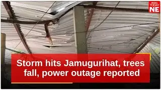 Assam: Storm hits Jamugurihat, trees fall, power outage reported