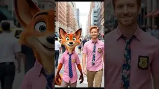 If Zootopia Characters Were Humans in Real Life! 🦊#viralshorts #zootopia #disney