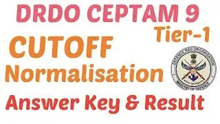 DRDO CEPTAM 9 CUTOFF | DRDO Answer Key and Result Date | DRDO CEPTAM 9 Results