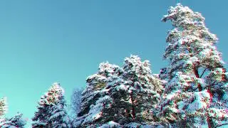 snowytrees 3 3d anaglyph