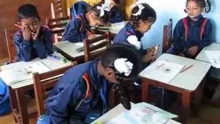 Malunterricht &ndash; Naturschule Indien