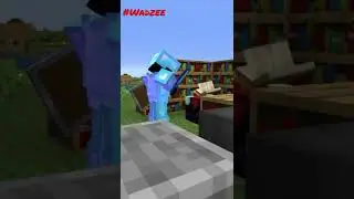 #wadzee new video minecraft the progress In his 3rd episode with fully covered diamond armor #like