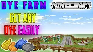How to Make Dye Farm or Flower Farm like @GamerFleet From herobrine SMP| Farms In Minecraft 1.17