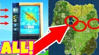 ALL VENDING MACHINE LOCATIONS IN FORTNITE BATTLE ROYALE! ALL VENDING MACHINE FOUND!