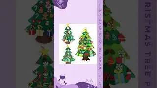 DIY Felt Christmas Tree Pendant &ndash; Creative & Fun Holiday D&eacute;cor for Kids 🎄