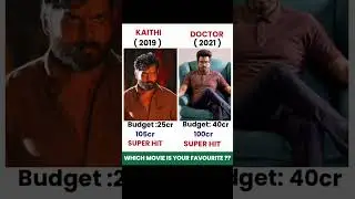 KAITHI VS DOCTOR #movie comparison #box office collection #KAITHI #DOCTOR #short