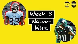 Who isn't hurt? AVG Week 3 Fantasy Football Waiver Wire