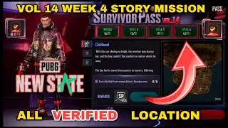 NEW STATE MOBILE - VOL 14 - WEEK 4 STORY MISSIONS - ALL LOCATIONS