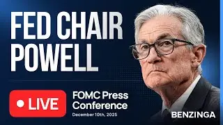 Fed Chair Jerome Powell FOMC Rate Decision | FOMC LIVE Press Conference | December 10, 2025