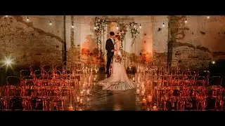 Industrial style wedding in a sugar factory