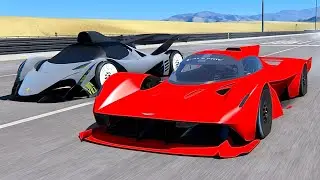 2 MILLION HP Aston Martin Red Devil AMR vs Devel Sixteen GTR at Special Stage Route X
