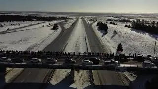 Convoy 2022 Amherst Nova Scotia - Fort Lawrence , bridge