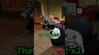 Bros A FIEND 💀 #игры #roblox #соседи #смешно