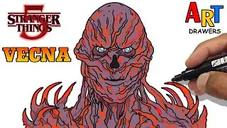 How To Draw VECNA | Stranger Things 5 ( Art Tutorial )