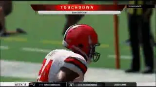 NCL POTW Browns y5w14. Chubb falcon punches a dude in the face to score games first TD.