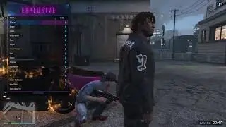 I mess around with Explosive mod menu for gta 5 online