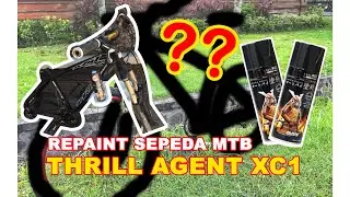 RESTORASI SEPEDA || REPAINT SEPEDA THRILL AGEN XC1