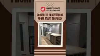 Revamp your kitchen with our expert renovation services. #qualitycraft